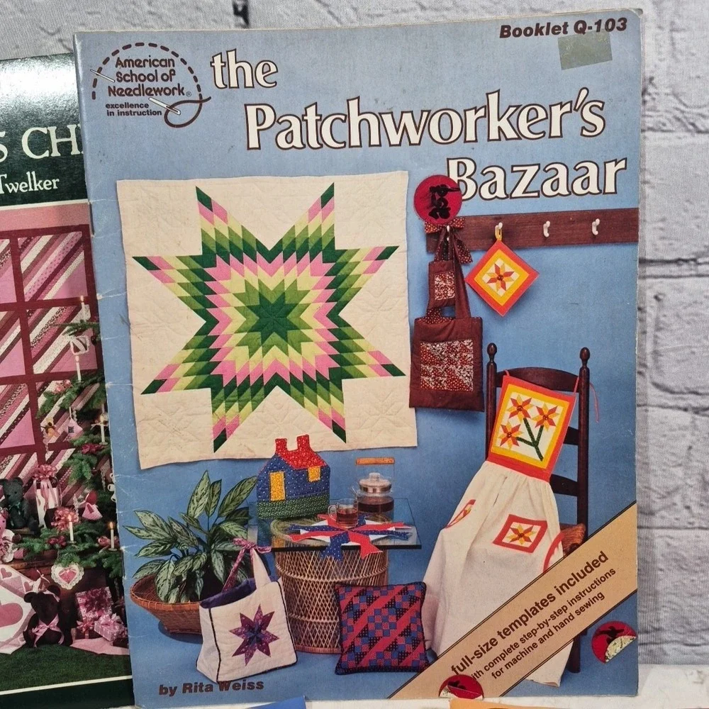 Vintage Quilting‎ Magazines Pattern Booklets Lot Of 7 American Patchwork...
